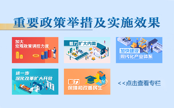 重要政策舉措及實施效果